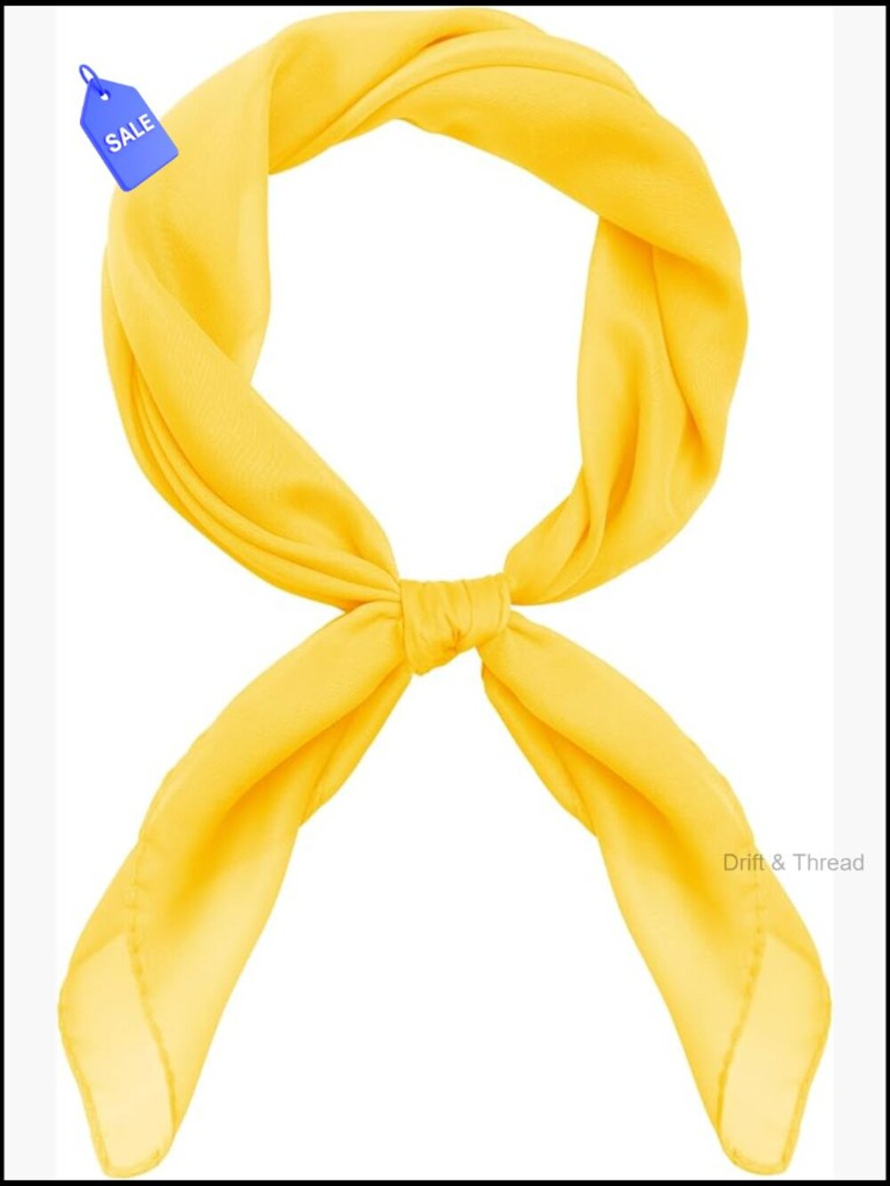 Chiffon Square Scarf 25x25 Inches Halloween Costume Accessory Unisex
